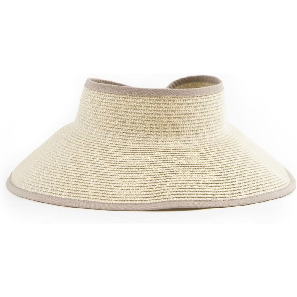 Women s Ultrabraid Visor with Ribbon Binding Sweatband Summer Hat